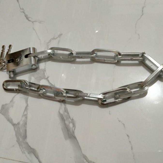 >>>>>] gembok rantai 60cm kunci Rante pagar