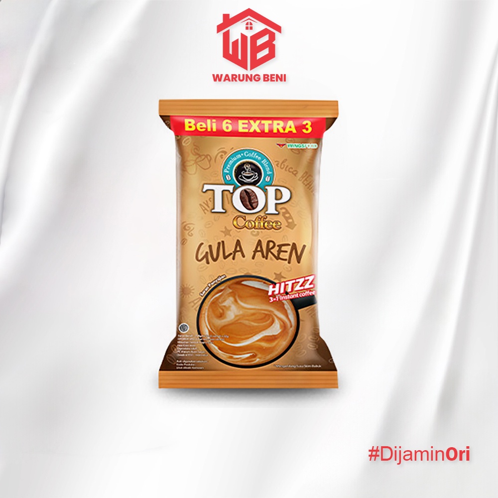 

Top Coffee Kopi Instan Gula Aren 22 gr x 6 pcs