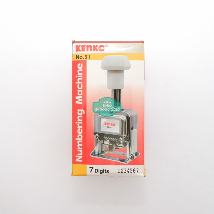 

Stempel Angka Jumbo 7 Digits Kenko No 51 Numbering Machine