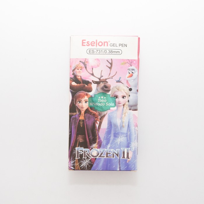 

Pulpen Gel Hitam Frozen 1 Lusin