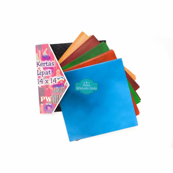 

Kertas Lipat Marmer 1 Sisi 14x14cm Origami Stock Lama PW 1 Pack