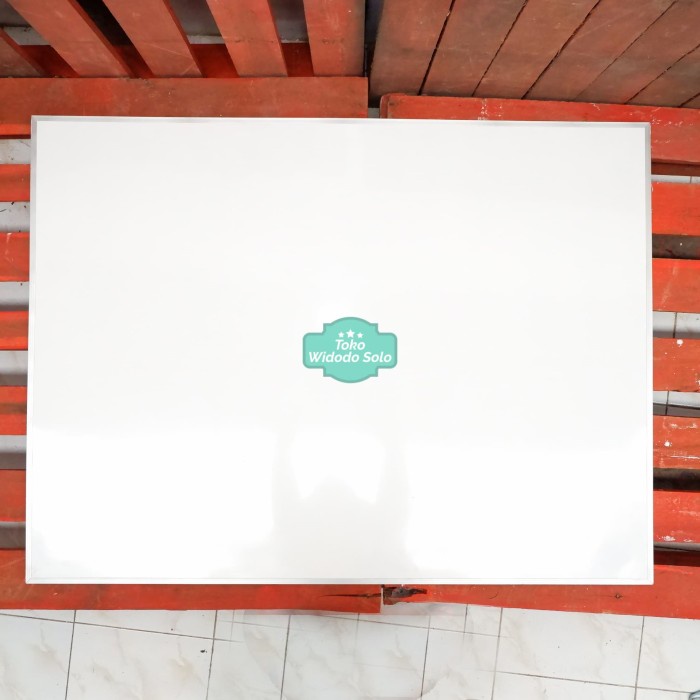 

Whiteboard 120x90cm Papan Tulis Besar Bolak Balik Putih Hitam