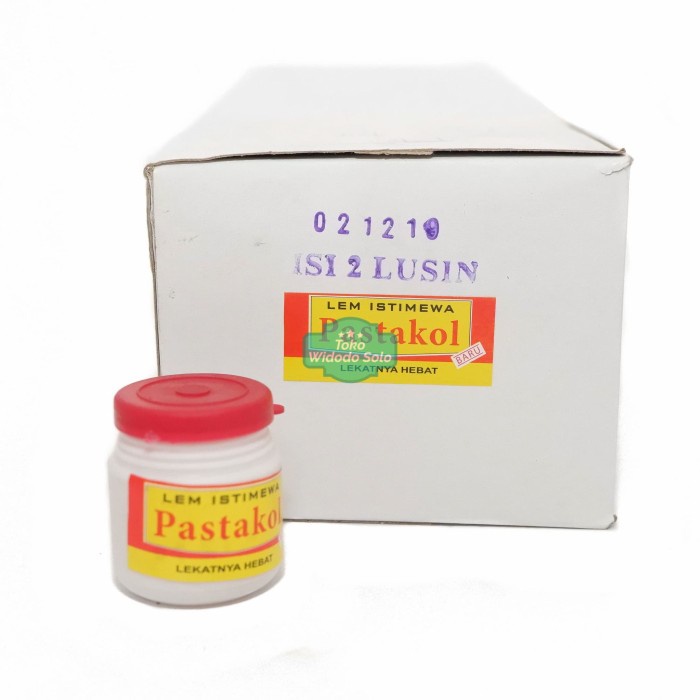 

Lem Kertas Pastakol 30 Gram Putih Colek Kecil Isi 24 Buah