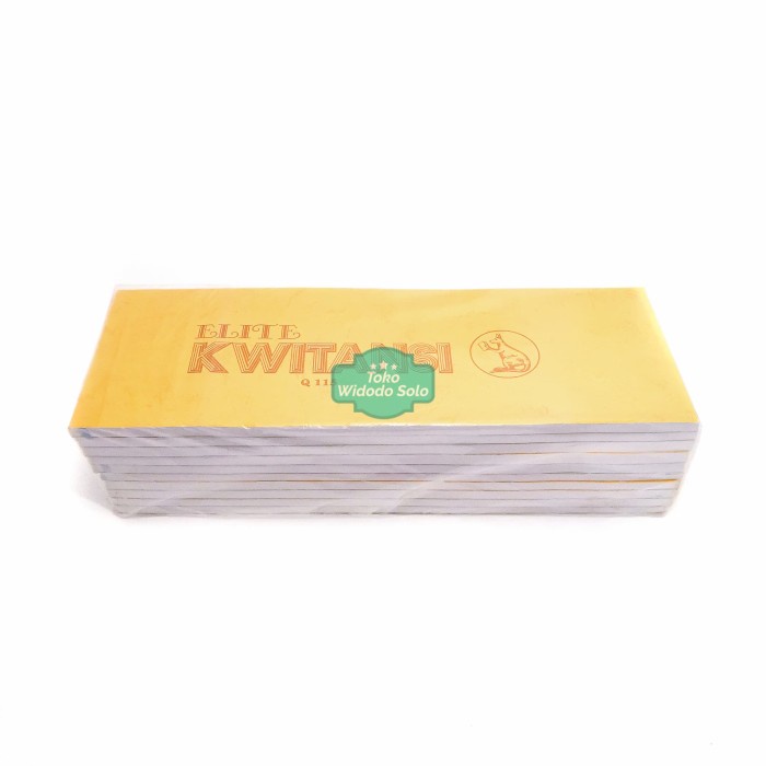 

Buku Kwitansi Besar Kangguru Q115 105x30,5mm 100 Lembar Grosir