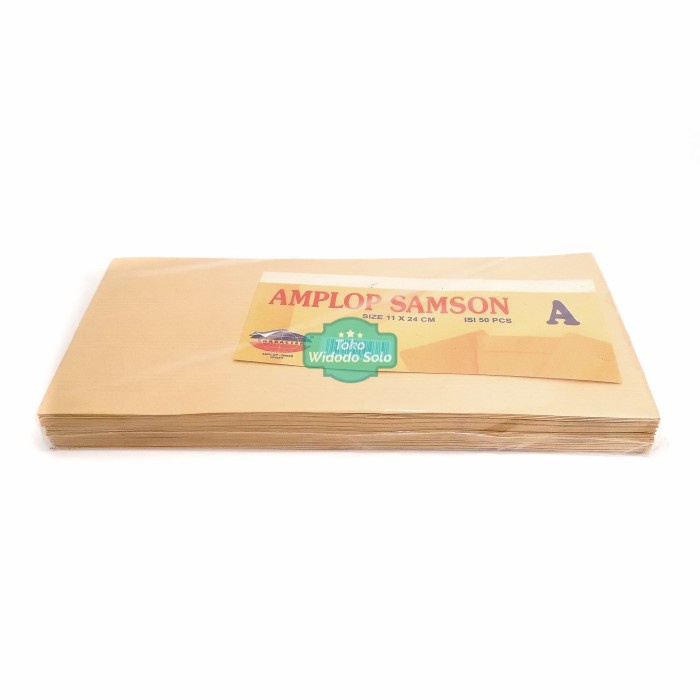 

Amplop Coklat Samson A Polos Character 11x24cm Grosir