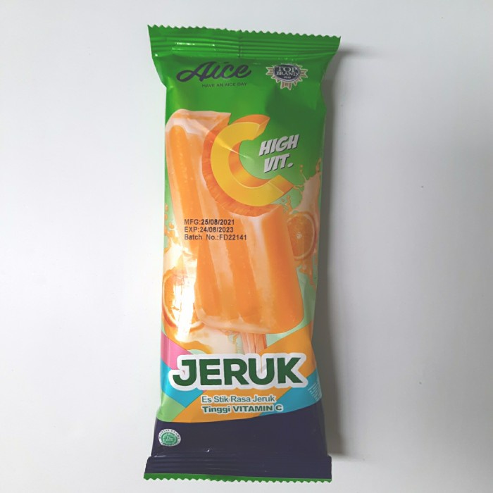 Es Krim Aice Jeruk Gojek Grab