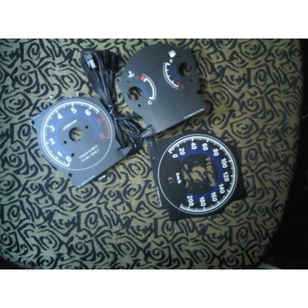 Terbaru Indiglo Spedometer Suzuki Baleno. Model Black ODC Free Ongkir