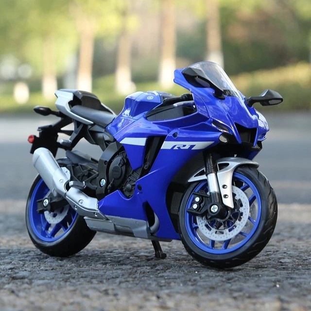 MINIATUR DIECAST MOTOR YAMAHA R1 TERBARU