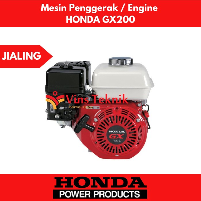 Promo Mesin Penggerak Serbaguna Gx200 Honda Engine Gx 200 Jialing Terbaru