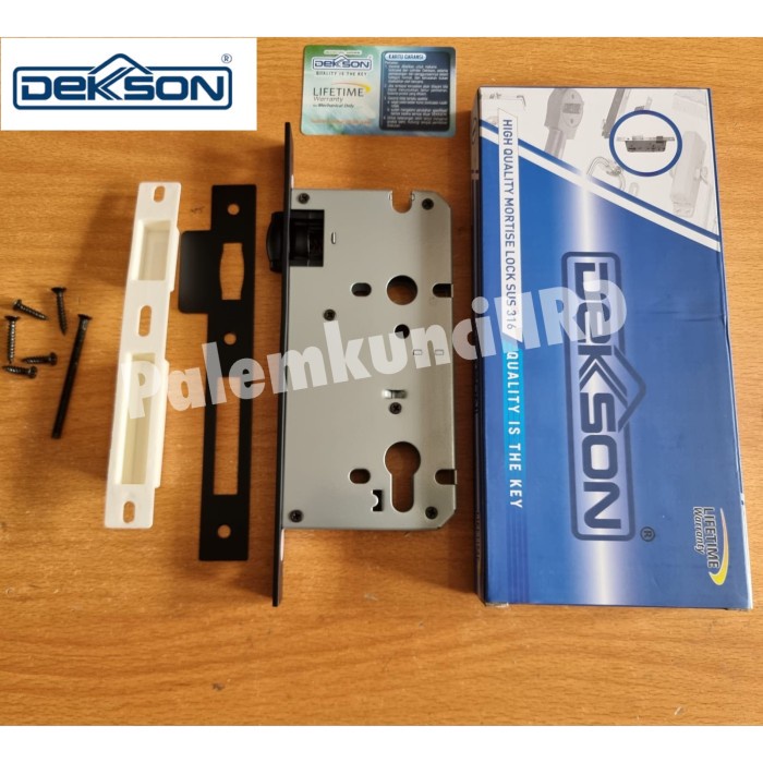 Latin- Mortise Mts Rl Dl 8685 Matt Black Dekkson Kunci Pelor Pintu Dekson