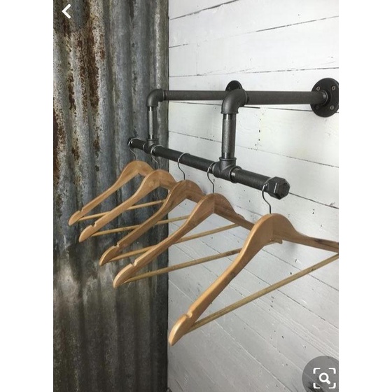 hanger gantungan baju open wardrobe industrial distro Murah Lp 1050