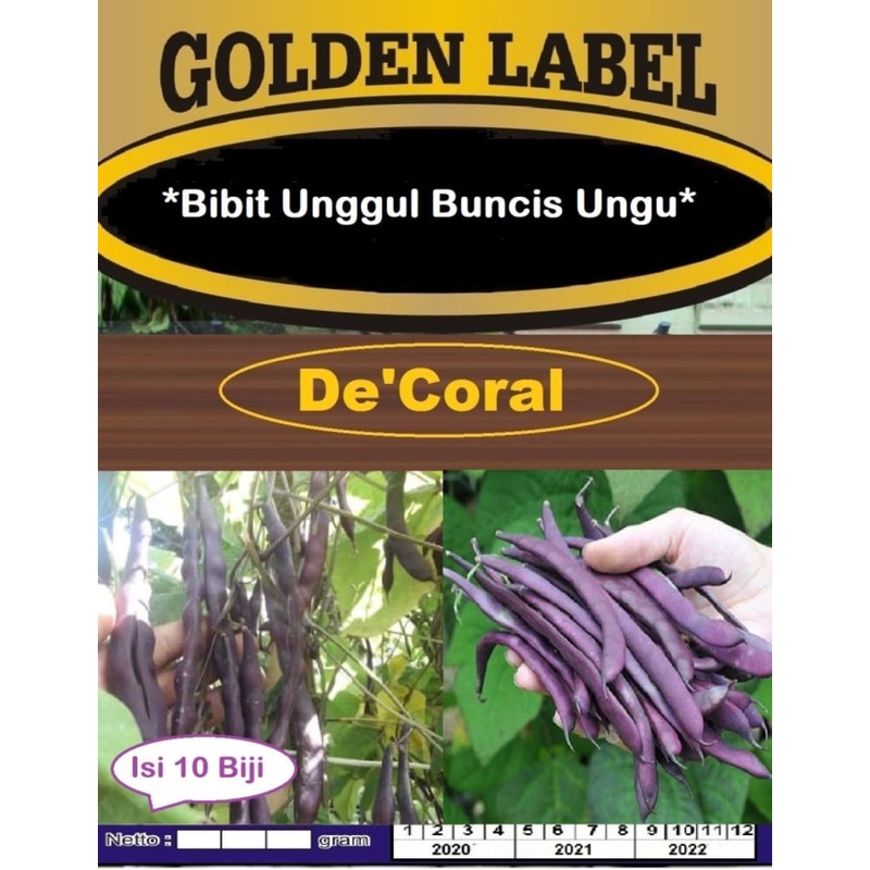 Bibit Unggul Buncis Ungu | Benih Buncis Ungu