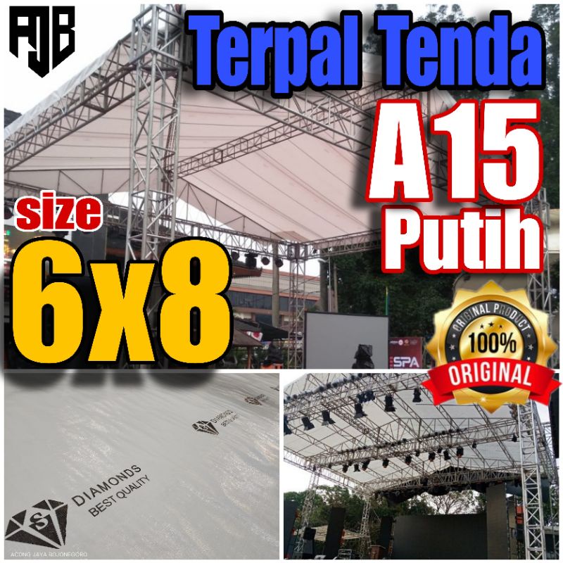 Terpal Korea A15 Terpal Tenda Ukuran 6x8