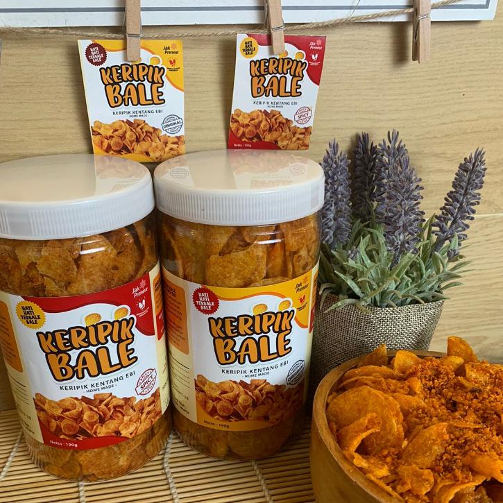 

Terjangkau Keripik Kentang Ebi Keripik Bale Homemade Tanpa Pengawet Premium Quality Size L