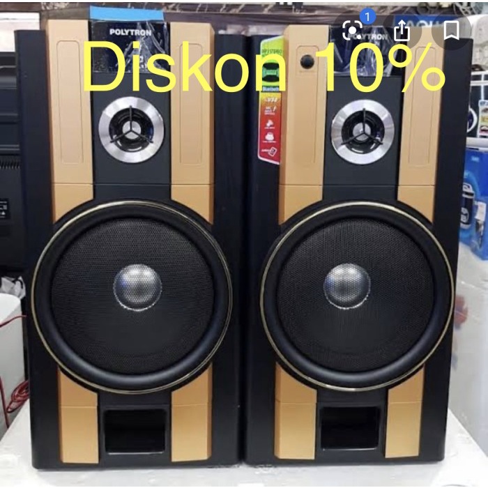 {NurulShop}  NEW SPEAKER POLYTRON PAS 62 Diskon