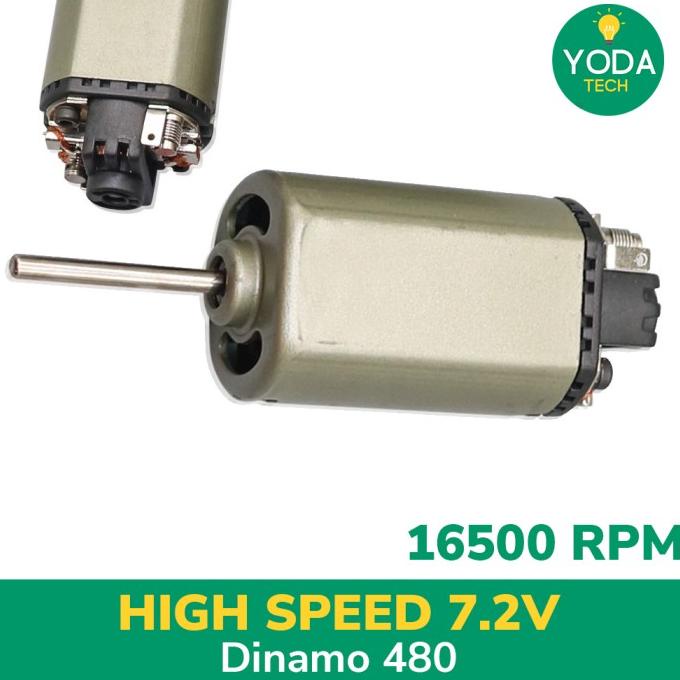 Dinamo Alat Listrik/Bor Listrik Tipe 480 Poros Panjang High RPM 7.2 V