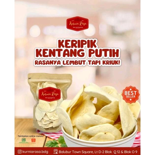 

Baru KERIPIK KENTANG PUTIH OVEN 250 gr / KENTANG PUTIH CRISPY / SNACK KILOAN / KURNIA RASA