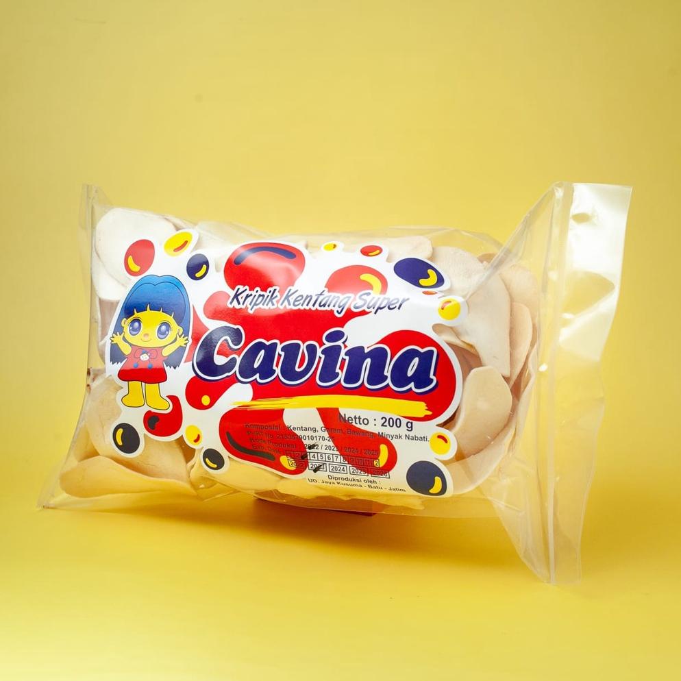 

Termurah Keripik kentang Cavina Super 200gr Best Seller