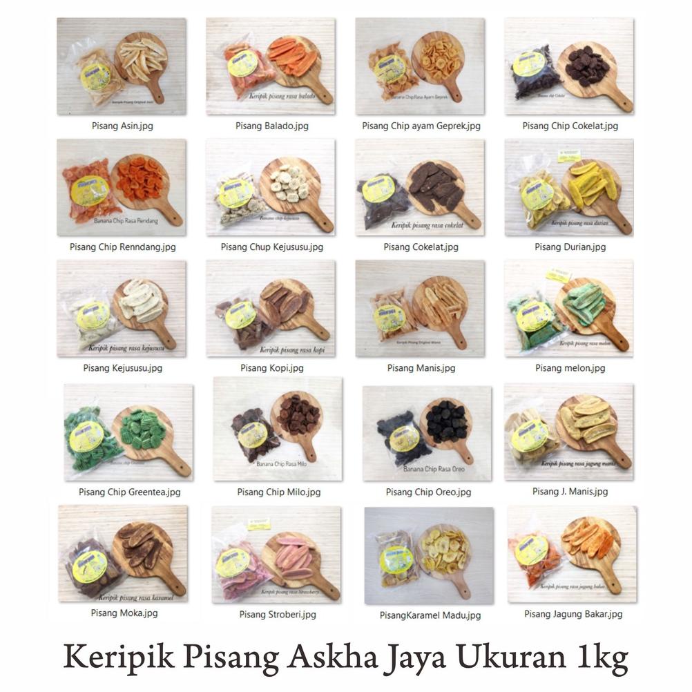 

Keripik Pisang Lampung Askha Jaya Ukuran 1kg Best Seller