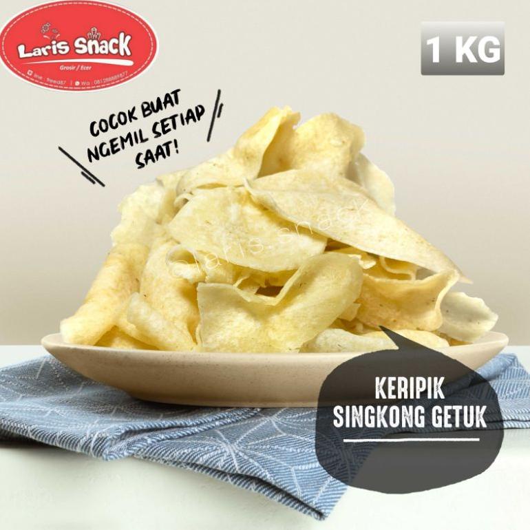 

Termurah Keripik Singkong Getuk Gurih Renyah Snack Kiloan 1000gr Best Seller