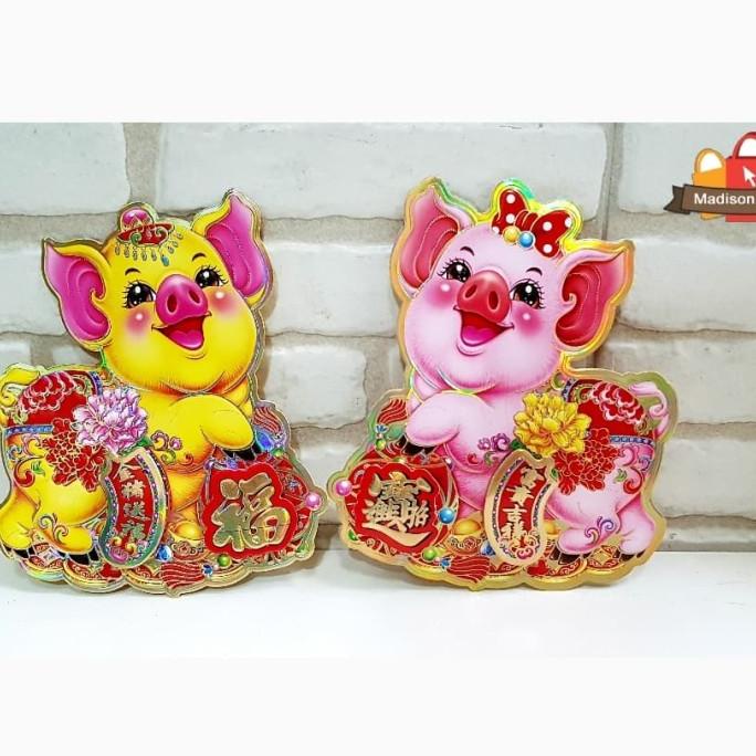 

Best Sales 1808 Stiker Babi Sepasang Warna Small Tempelan Hoki Fu Tahun Baru 2019 Limited Edition