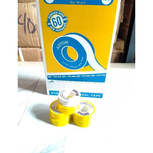 

Recomend sealtape 1 box isi 60pcs isolatip Aston seltip putih ,.