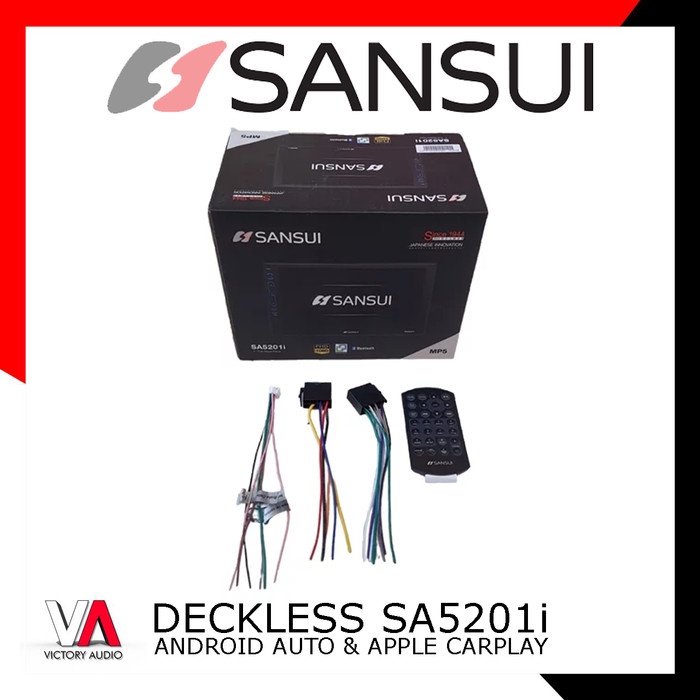 Terbaru Head Unit Double Din Deckless Sansui Sa5201I 7 Inch 2 Din 7 Full Glass Harga Spesial