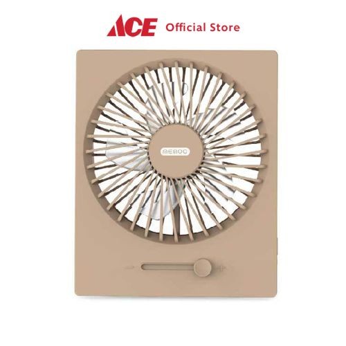 TERBARU ACE - Memoo Kipas Angin Portable Rechargeable 5W - Cokelat /KIPAS ANGIN MINI/KIPAS ANGIN
