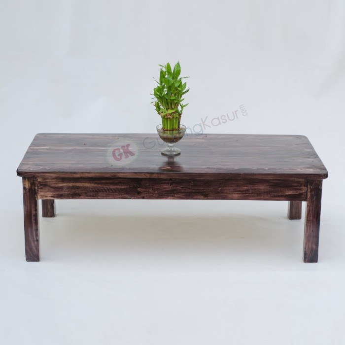 Terlaris Jtr Meja Pendek Meja Kayu Jati Belanda Meja Lesehan Meja Tamu Uk 100