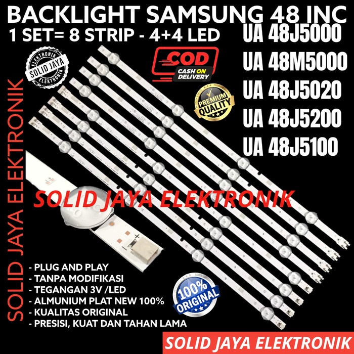 [Ori] Backlight Samsung Ua 48J5000 48J5100 48M5000 Ak 48 Inch Inc 8K 3V Bl Terbatas