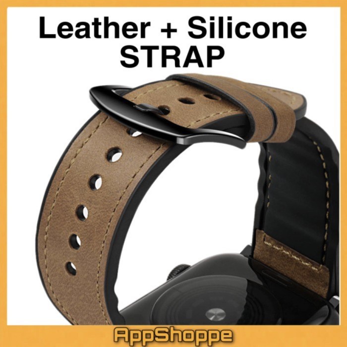 Apple Watch ULTRA 49mm Leather + Silicone STRAP iWatch TALI JAM