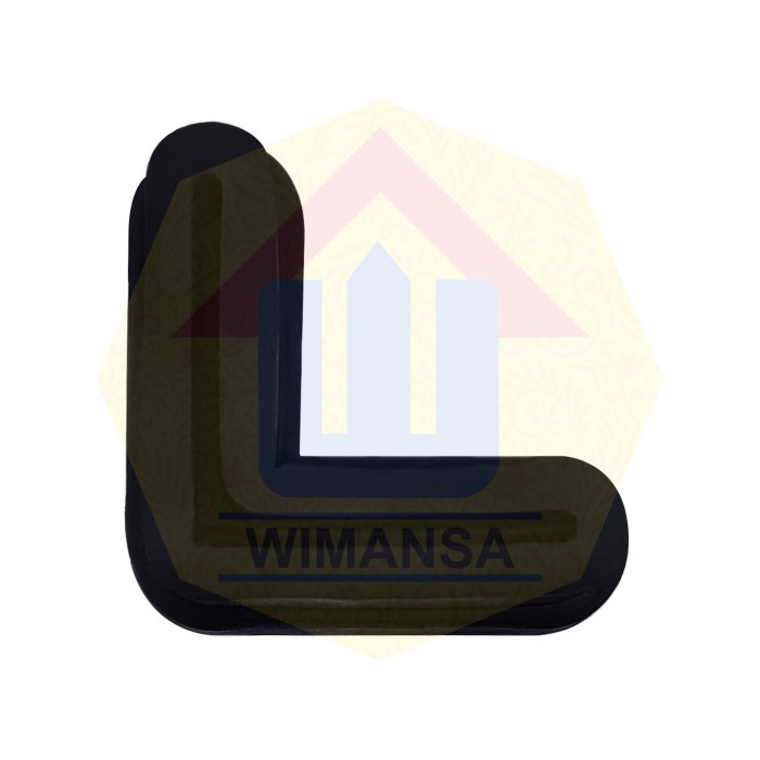 KAKI KARET RAK SIKU BESI - KAKI BESI SIKU