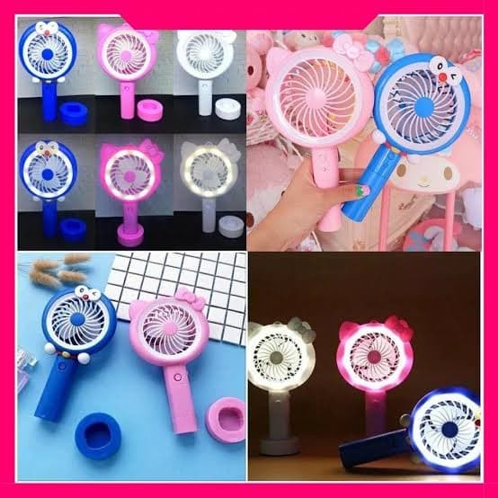 TERLARIS kipas angin portable mini listrik doraemon hellokitty /KIPAS ANGIN MINI/KIPAS ANGIN