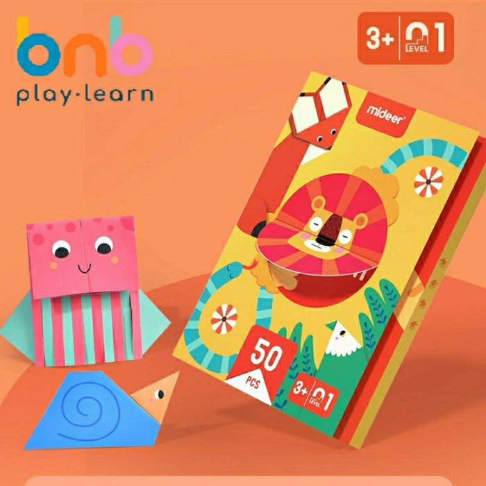 

Mideer Origami Paper LEVEL 1 Mainan Edukasi Anak