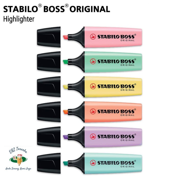 

STABILO Set 6 - BOSS Pastel Edition / Highlighter Original 6 pcs