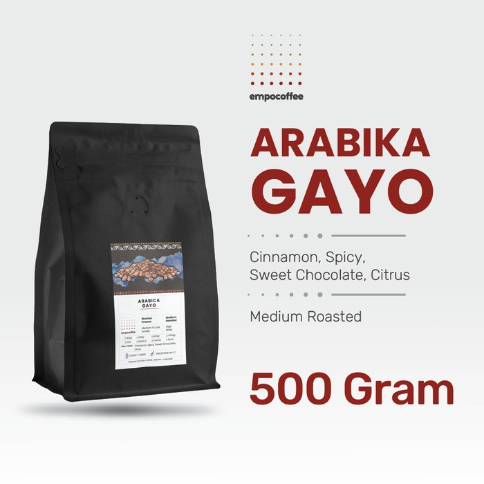

Kopi Arabika Aceh Gayo Sumatra Arabica Coffee Bean Coffe Beans 500 gr