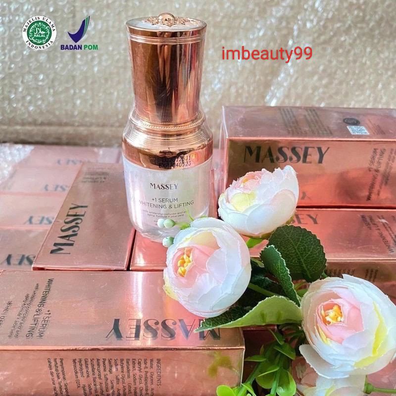 Massey +1 Serum Whitening & Lifting - serum + 1 - pemutih pencerah anti aging - BPOM