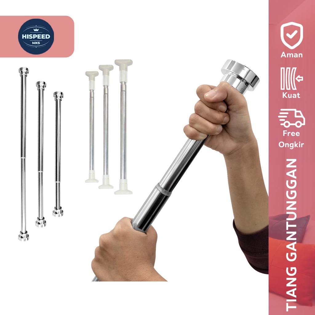 Tiang Gantungan Sebaguna Tiang Gantungan Baju Tiang Gantungan Tirai