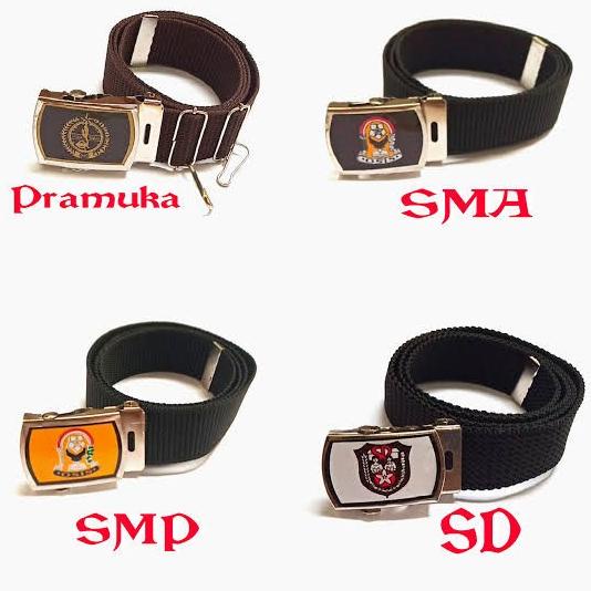 

BARANG TERBARU !!! BELT SABUK TALI BAN PINGGANG HITAM GESPER SD SMP SMA PRAMUKA - TERLARIS
