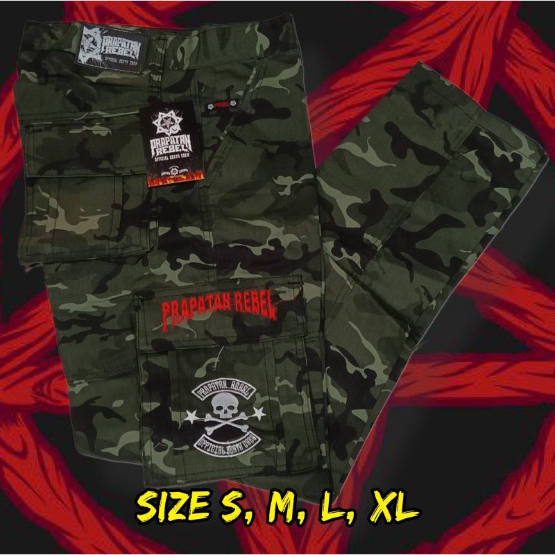 CELANA PANJANG CARGO BOLO PRAPATAN REBEL ORIGINAL