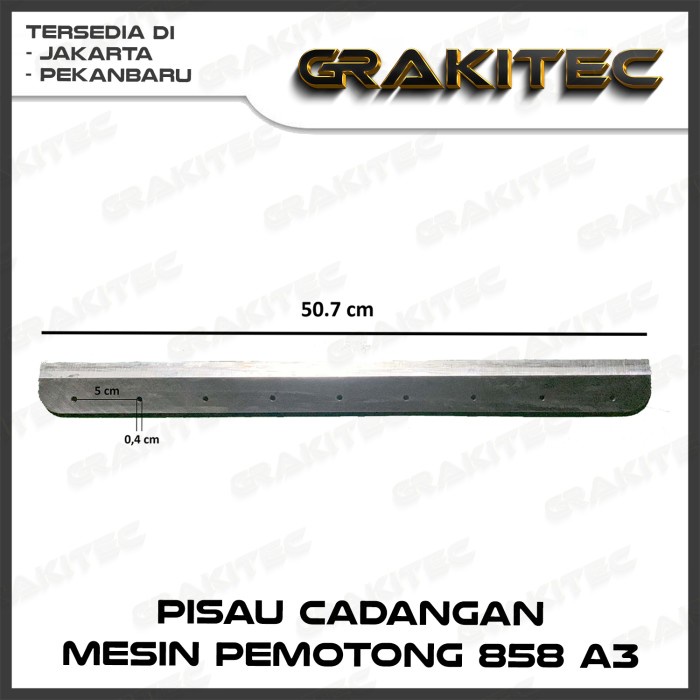 

Promo Pisau Pemotong Kertas A3 858 Grakitec Terbaru