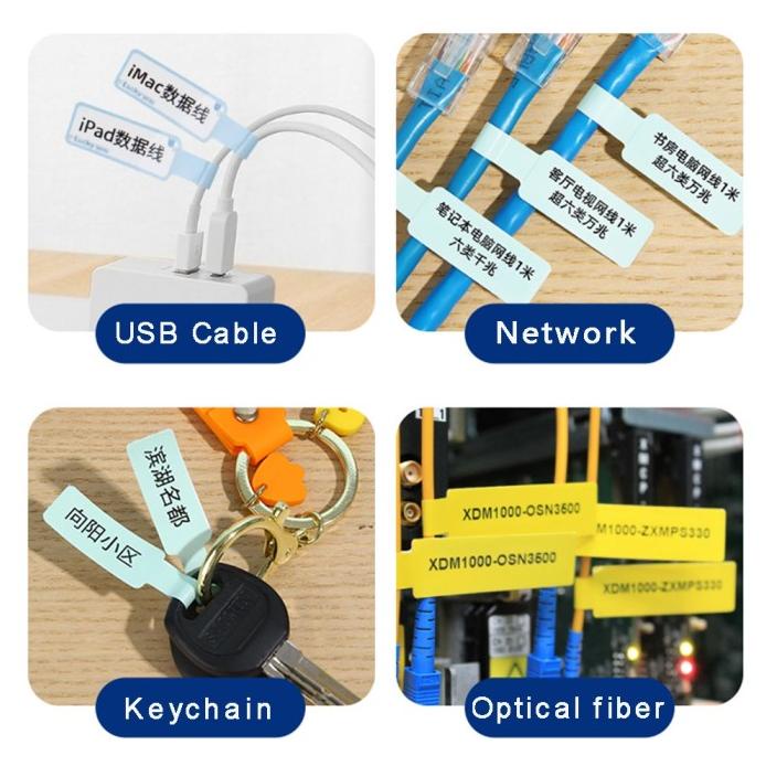 

Ready Label Stiker Niimbot D11 D110 D101 H1S Cable Kabel Lan Tag Sticker Garansi