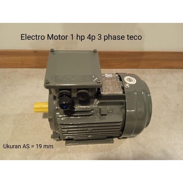 TECO DINAMO LISTRIK ELECTRIC MOTOR ELEKTRO MOTOR ELEKTRIK MOTOR 1HP 1