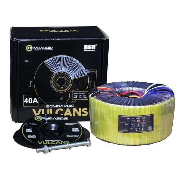 TRAFO DONAT 40A 62V CT VULCANS BOMBARDIR TRAVO TOROID TOROIDAL VULCANS BOMBARDIR 40 AMPER CT 62 VOLT