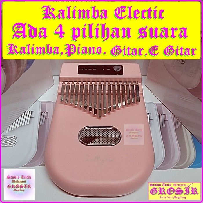 Kalimba - Kalimba Electric - Kalimba Elektrik - Piano Jari - Speaker Kalimba 17