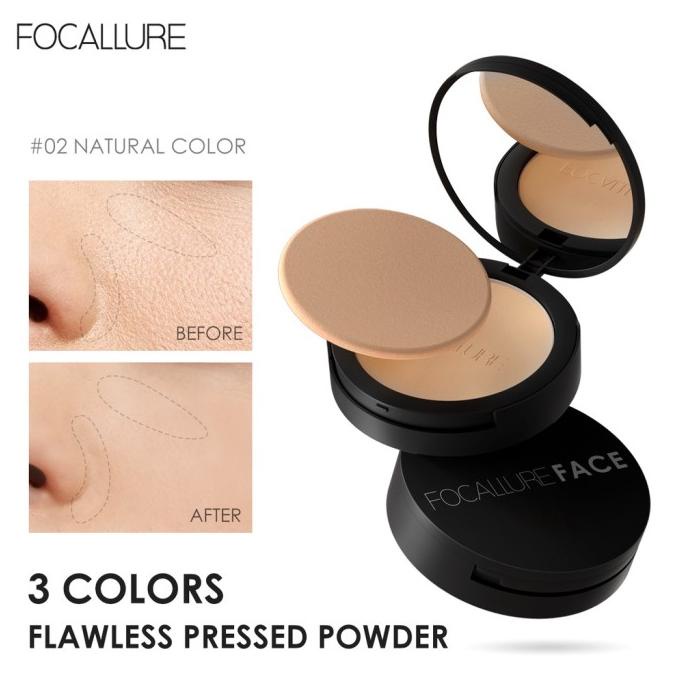 [FOCALLURE] oil control pressed powder matte