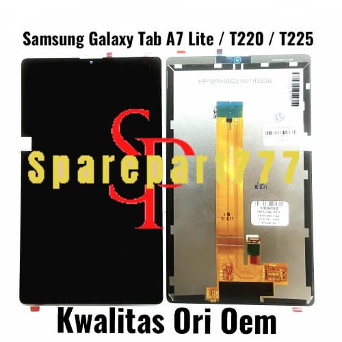 Ori Oem Lcd Touchscreen Fullset Tablet Samsung Galaxy Tab A7 Lite - T2