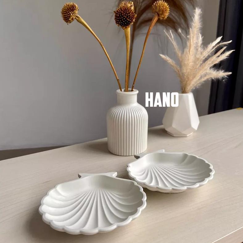 coaster KERANG aesthetic untuk dekorasi penyimpanan perhiasan dan aksesoris