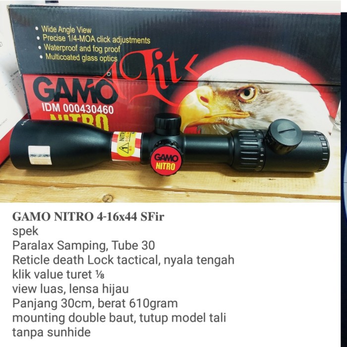 Promo Gamo Nitro 4-16X44 Sfir Terbaru