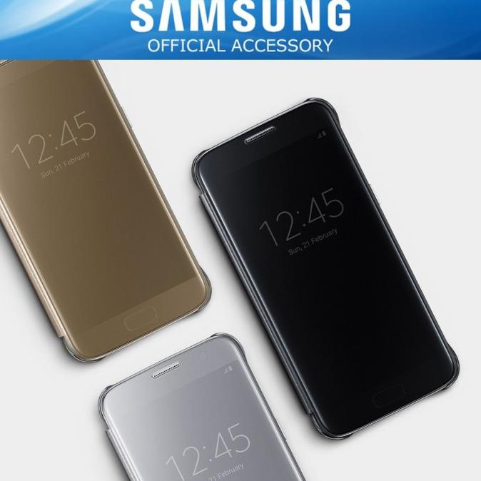 

AKASHMARKET !!! Samsung Original Clear View Cover Casing for Galaxy S7 Flat - TERLARIS !